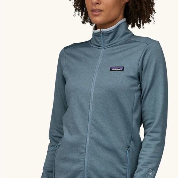 Patagonia Steel Blue Zip-Up Fleece